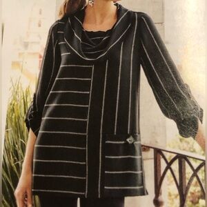 Soft Surroundings cowl neck tunic